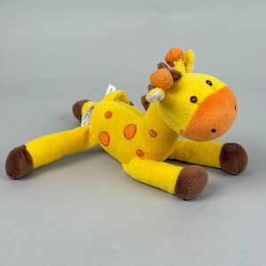 Amscan Giraffe Plush Toy Kids 9 Inch Yellow Stuffed Animal